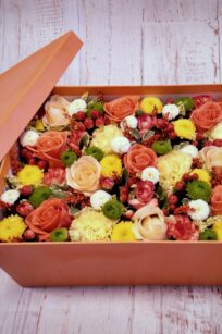 Caja sorpresa tonos de verano_flores lantana