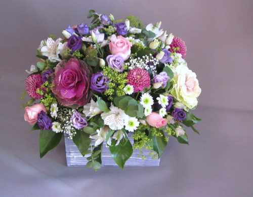 caja elegante_flores lantana